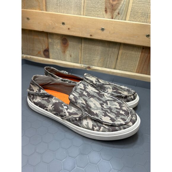 Sperry Mens Memory Foam Camo Canvas Slip-On Shoes Size 7M - Picture 1 of 8